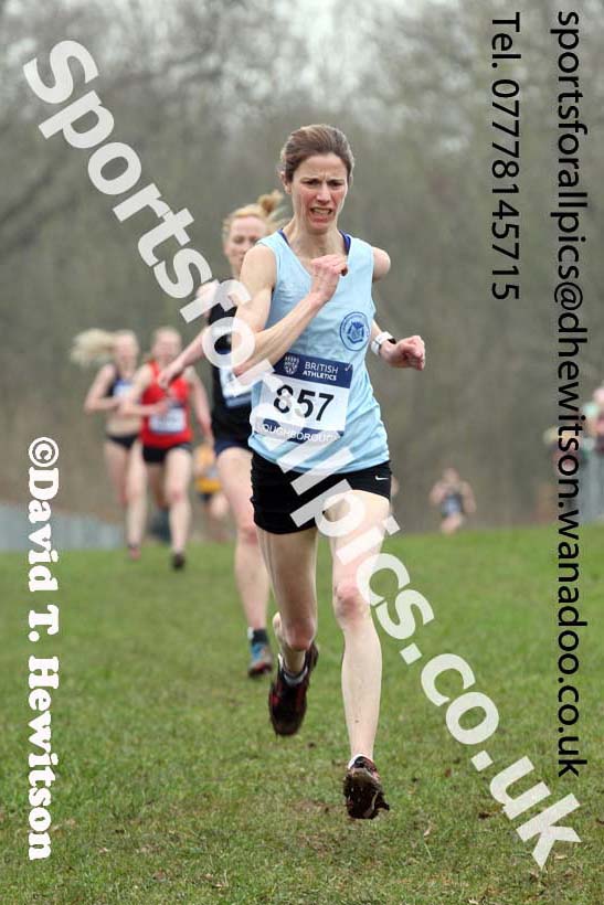 Senior womens Inter Counties Cross Country, Prestwold Hall, Loughborough. Photo: David T. Hewitson/Sports for All Pics
